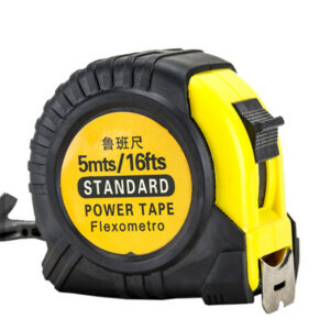 16Ft/5M Retractable Tape Measure | Heavy-Duty Power Tape with Non-Slip Grip for Construction/DIY/Woodworking