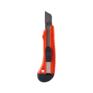 Retractable Utility Knife with Anti-Slip Handle - Heavy Duty Metal Cutter for Boxes, Cartons, DIY & Office Use